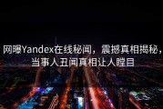 网曝Yandex在线秘闻，震撼真相揭秘，当事人丑闻真相让人瞠目