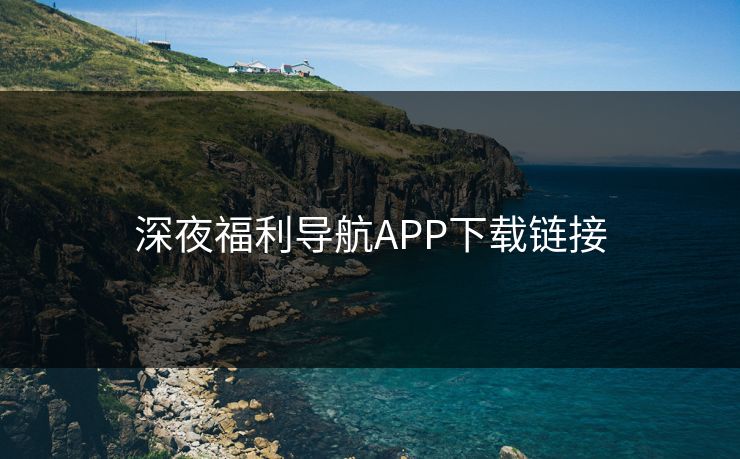深夜福利导航APP下载链接 深夜福利导航APP下载链接